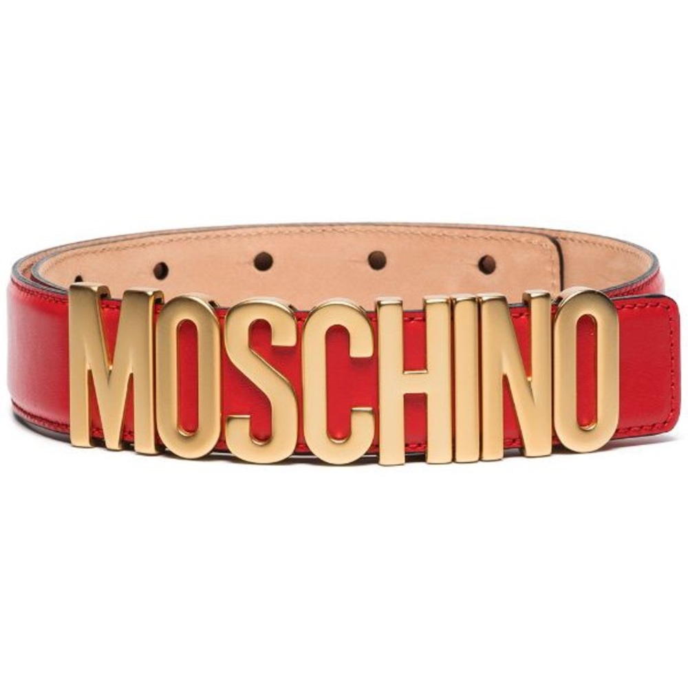 MOSCHINO BELT (RED)